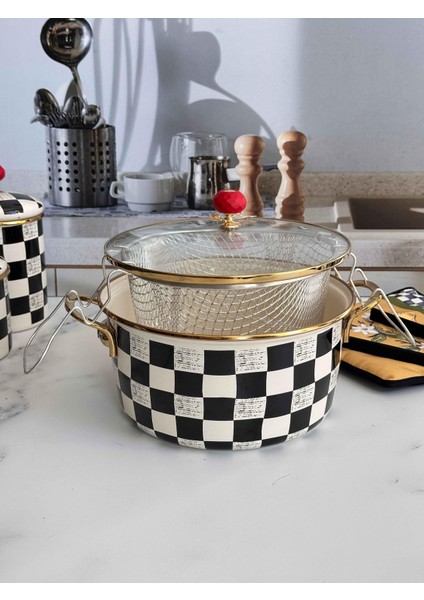 Dama Emaye Kızartma Tenceresi 22 cm fiyatları