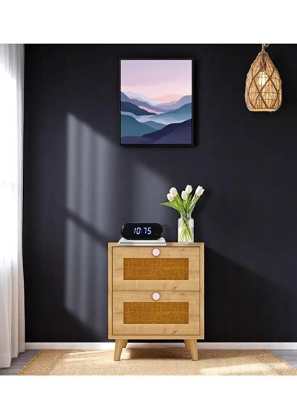 Bali Bohem Jüt 2 Çekmeceli Komodin