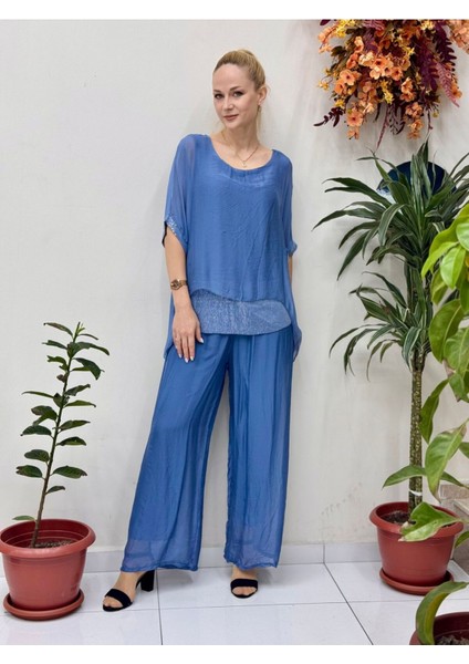 Italyan Ipek Pul Payet Detaylı Takım fiyatları