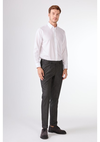 Antrasit Düz Slim Fit Casual Erkek Pantolon fiyatları