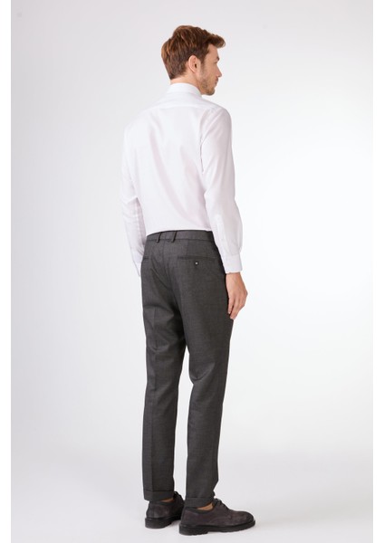 Antrasit Düz Slim Fit Casual Erkek Pantolon modelleri