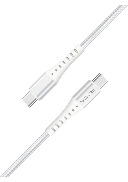 60W Type-C - Type-C 1 Metre Hızlı Şarj Özellikli Örgülü Şarj ve Veri Kablosu