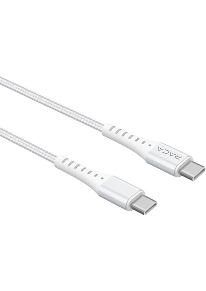 60W Type-C - Type-C 1 Metre Hızlı Şarj Özellikli Örgülü Şarj ve Veri Kablosu fırsatları