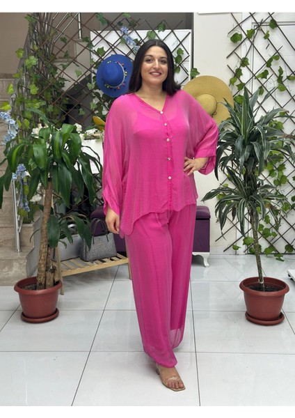 NC89061 Italyan Ipek Takım Pembe modelleri