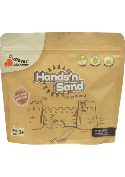 Hands'n Sand Doğal Kinetik Kum 500GR - Naturel indirimleri