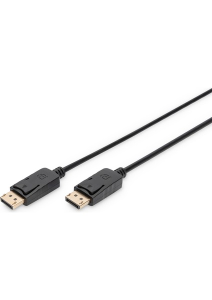 Dıgıtus Displayport Connection Cable, Type Dp M/m, 2.0m, W/interlock, UHD 4k, Dp 1.2, Bl ıdeal For Cad/cam, Gıs, 3D Modeling, Real Time Simulation, And More.