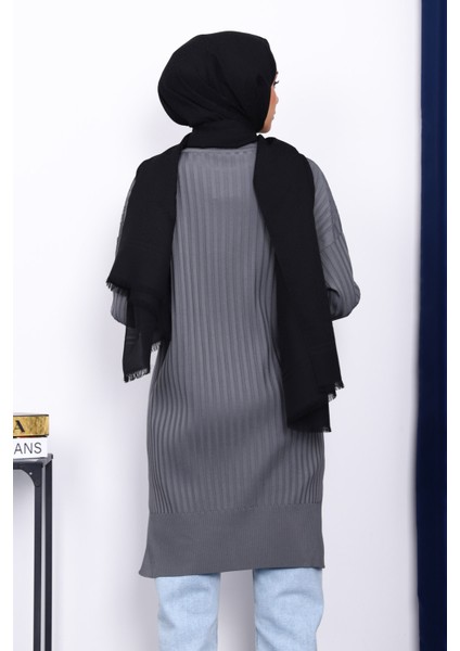 Füme Önü Kısa Arkası Uzun Triko Tunik fırsatları