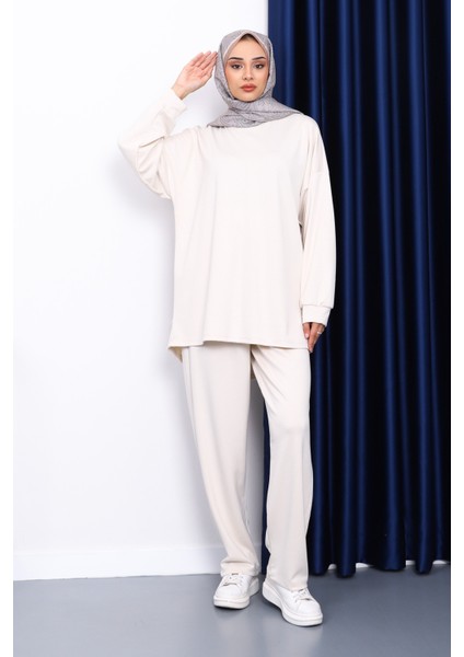 Taş Bisiklet Yaka Tunik Pantolonlu Takım fiyatları