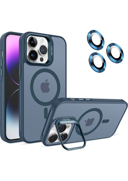 iPhone 11 Magsafe Kılıf & Lens Hediyeli & Standlı Kılıf