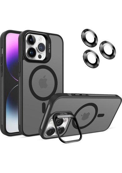 iPhone 11 Magsafe Kılıf & Lens Hediyeli & Standlı Kılıf