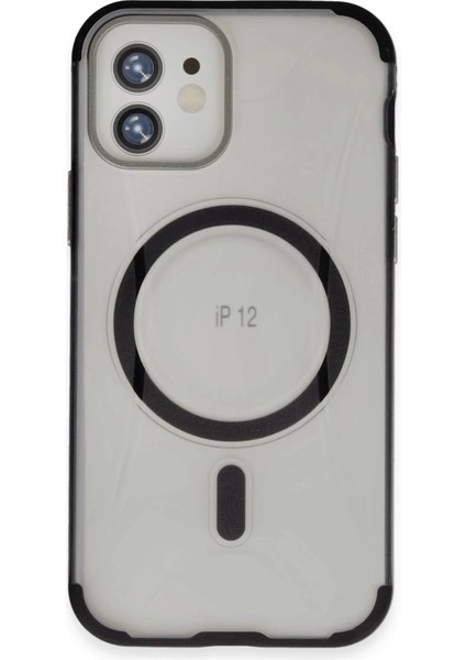 CPT90 iPhone 12 Hilton Magsafe Kapak - Siyah