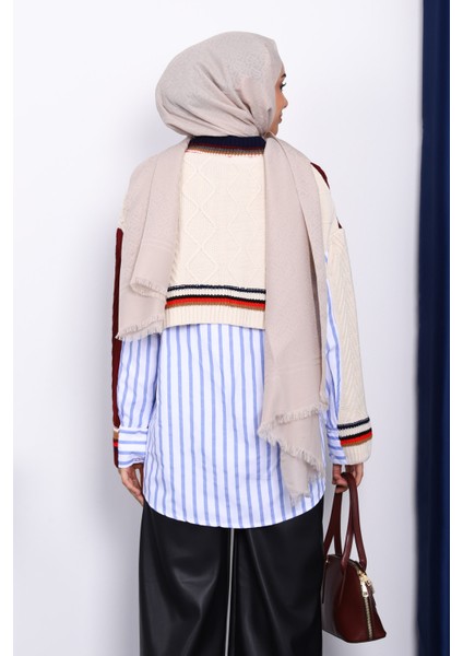 Lacivert Gömlek Garnili Cepli Triko Hırka fırsatları