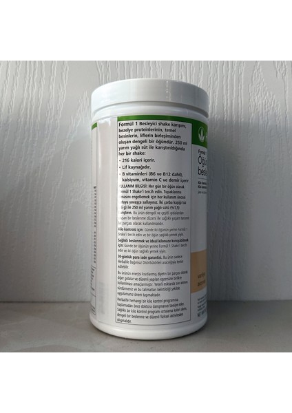 Formül 1 Öğün Yerine Geçen Besleyici Shake Karışımı 550GR fiyatları