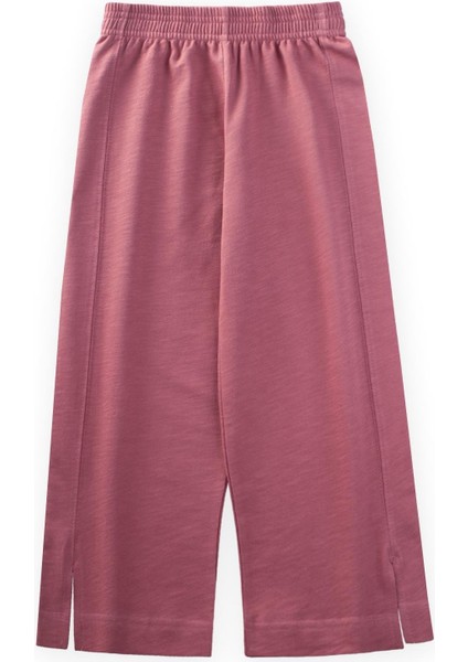 Geniş Kesim Pantolon 4-12 Yaş Gül Kurusu