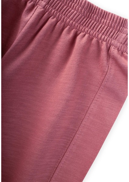 Geniş Kesim Pantolon 4-12 Yaş Gül Kurusu modelleri