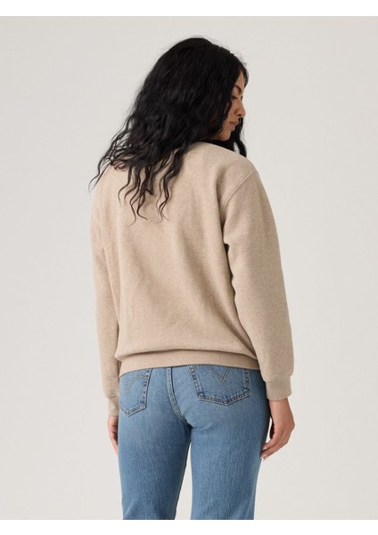 Kadın Kahverengi Bisiklet Yaka Sweatshirt A5942-0053 fiyatları