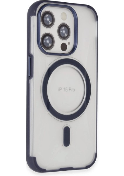 CPT90 iPhone 15 Pro Hilton Magsafe Kapak - Lacivert fiyatları
