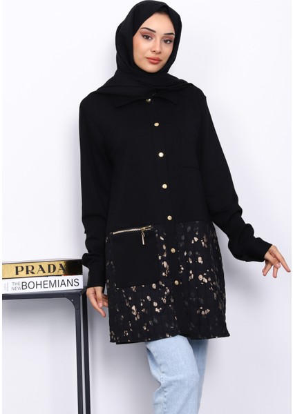 Siyah Kapitone Garnili Cepli Ceket fiyatları