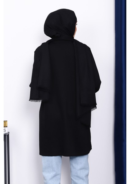 Siyah Kapitone Garnili Cepli Ceket fırsatları