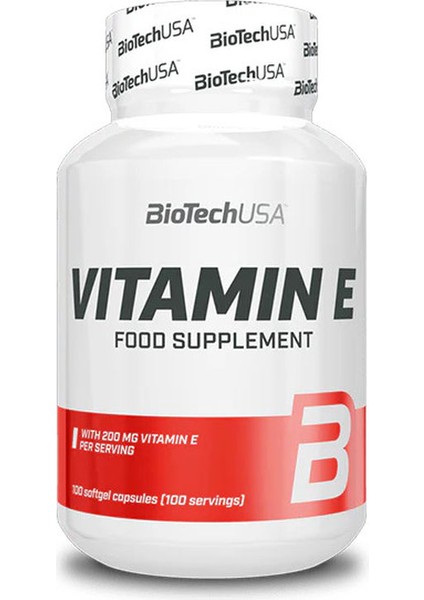 Vitamin E Antioxidants Immune System - 100 Softgel