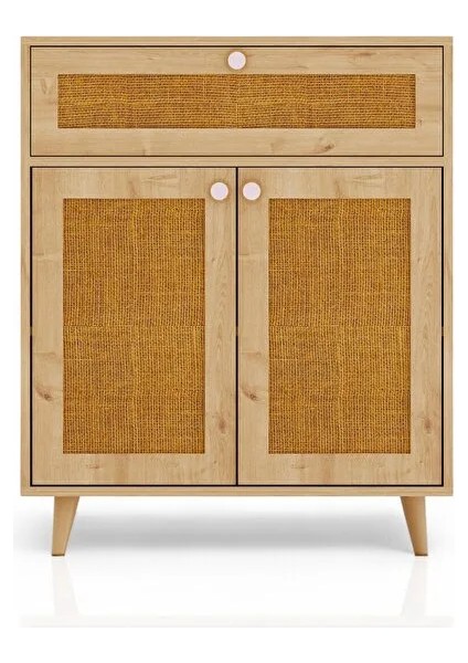 Bali Bohem Jüt Şifonyer - Çok Amaçlı Dolap - Çekmeceli Şifonyer / Raflı Şifonyer / Mdf Jüt Kapaklı modelleri