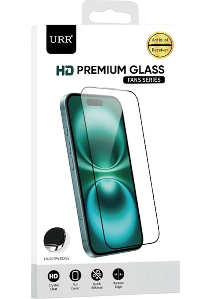 iPhone 17 Pro Max Fans Series Premium Hd Cam Ekran Koruyucu - Siyah