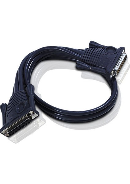Aten Kvm (Keyboard/video Monitor/mouse) Switch Ler Için Kaskad Bağlantı Kablosu, 3 Metre, D-Sub 25 Erkek &lt;-&gt; Dişi