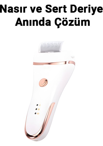 MD-3789 Elektrikli Ayak Törpüsü – 2 Hız Kademeli, USB Şarjlı Nasır ve Ölü Deri Temizleyici fiyatları