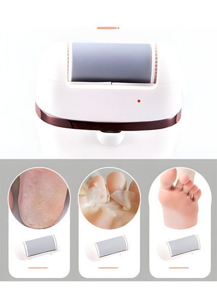 MD-3789 Elektrikli Ayak Törpüsü – 2 Hız Kademeli, USB Şarjlı Nasır ve Ölü Deri Temizleyici modelleri