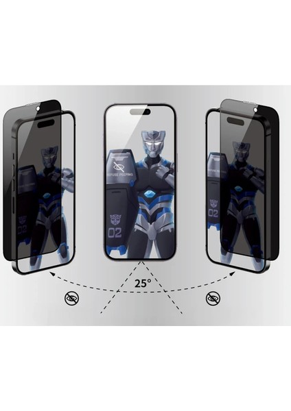 Apple iPhone 17 Pro Max 3D Anti Reflection Ar Ultra Hayalet Cam Ekran Koruyucu - Siyah fiyatları