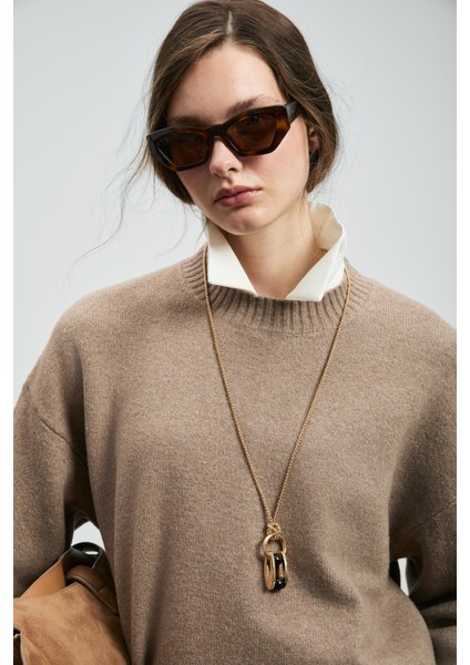 Pamela Kadın Kazak Antrasit indirimleri