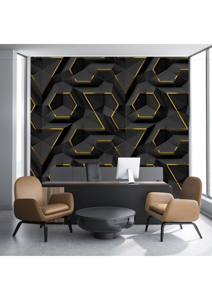 3 Boyutlu Geometrik Isı ve Ses Yalıtımlı - Kolay Uygulama En x Boy fiyatları