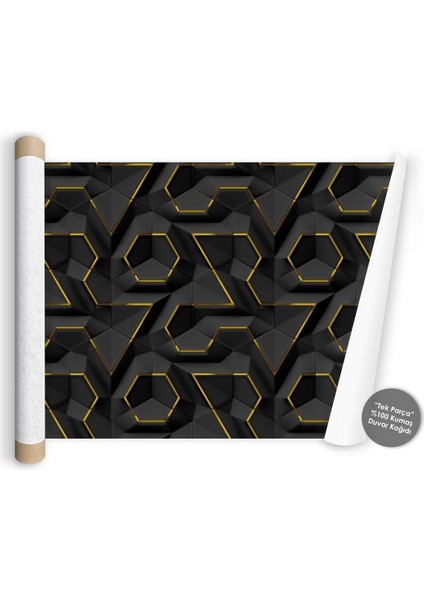 3 Boyutlu Geometrik Isı ve Ses Yalıtımlı - Kolay Uygulama En x Boy