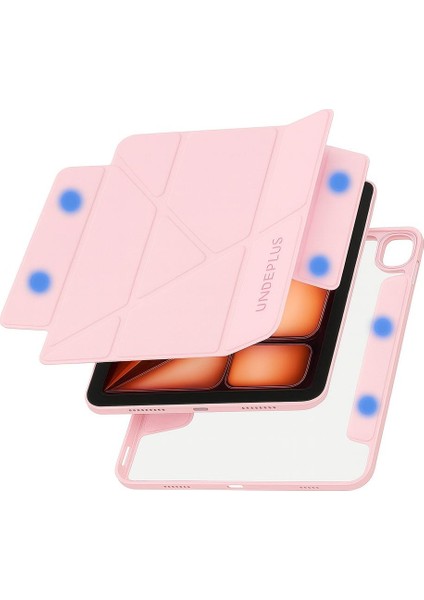 Apple iPad Air 13inç M2/M3 Kılıf Çift Magnetik Kapak Arka Sert Multi SkinPro Case A2836 A2837 A3006