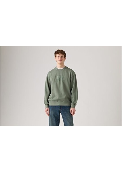 Relaxed Graphic Crewneck Sweatshirt