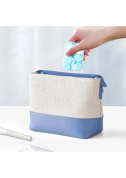 5'li Renkli Mini Kağıt Sabun Kutusu – 500 Yaprak Parfümlü, Tek Kullanımlık Taşınabilir El Sabunu modelleri