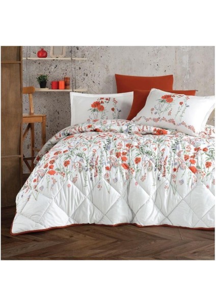 %100 Pamuk Ranforce Tek Kişilik Yorgan 155 x 215