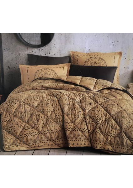 %100 Pamuk Ranforce Tek Kişilik Yorgan 155 x 215