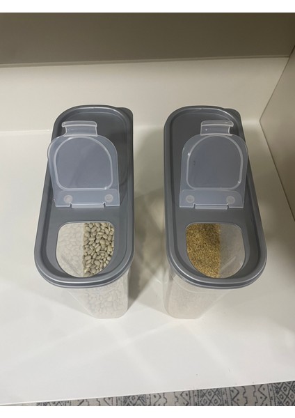 Erzak Bakliyat Kiler Saklama Kabı 6 Adet Set Lüks Şık Kutu Çeyiz Seti 6 Lt Mama Kabı fiyatları