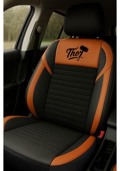 Thor Tay Tüyü Lüks Üniversal Oto Koltuk Kılıfı - 5 Koltuk Tam Set