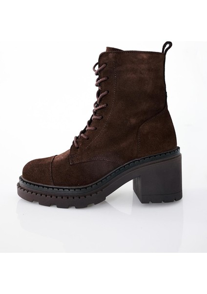 Kahverengi Yüksek Tabanlı Postal 24428 fırsatları