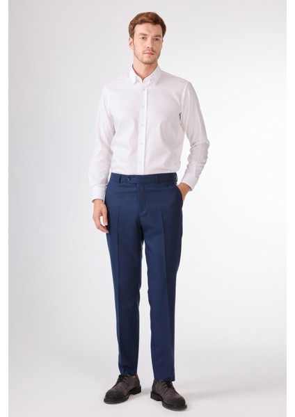 Lacivert Örgü Desen Slim Fit Casual Takım Elbise fiyatları