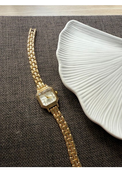 Retro Minimal Boncuk Kordon Vintage Kadın Kol Saati Minik