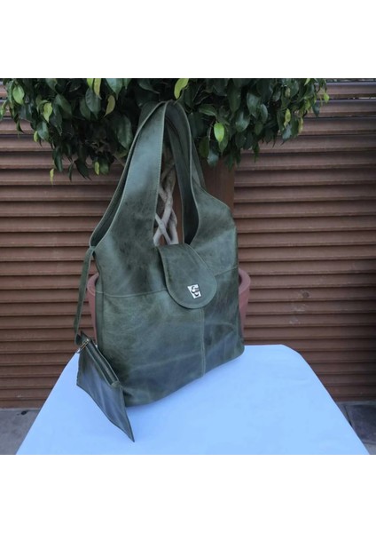 Randy Kapaklı Hakiki Deri Antik Yeşil Omuz Çantası fiyatları
