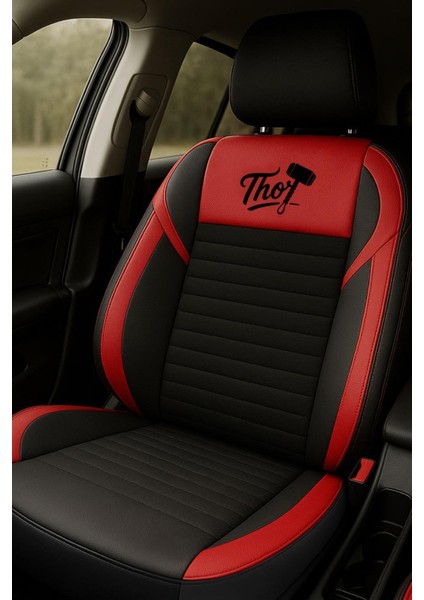Thor Tay Tüyü Lüks Üniversal Oto Koltuk Kılıfı - 5 Koltuk Tam Set