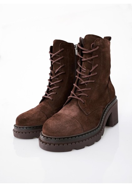 Kahverengi Yüksek Tabanlı Postal 24428 fiyatları