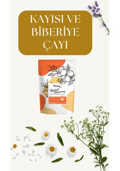 Kayısı ve Biberiye Çayı