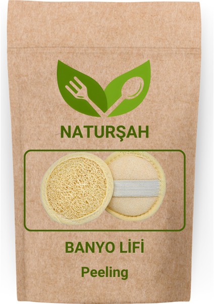 Doğal Kabak Banyo Lifi Yüz Için
