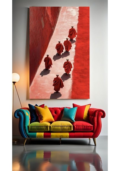 Modern Sanat Keşişler Ev Duvar Salon Güzellik Salonu Ofis Dükkan Dekarasyon Kanvas Tablo