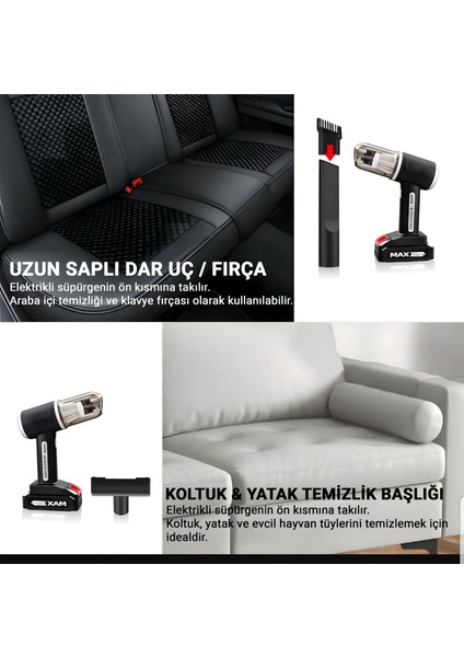 Md-16 Kablosuz Araç Süpürgesi — Güçlü Emiş, Uzun Pil Ömrü, Taşınabilir ve Sessiz Temizlik Çözümü fiyatları